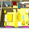 Рис. 1. Фрагмент модели жилого дома с малогабаритными квартирами. Архит. В.Н. Аладов
