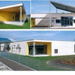 Совмещение конструктивных и технических элементов здания    Детский сад в Амштет
