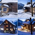 Chalet Noisettes - расширение старинного шале в швейцарских Альпах